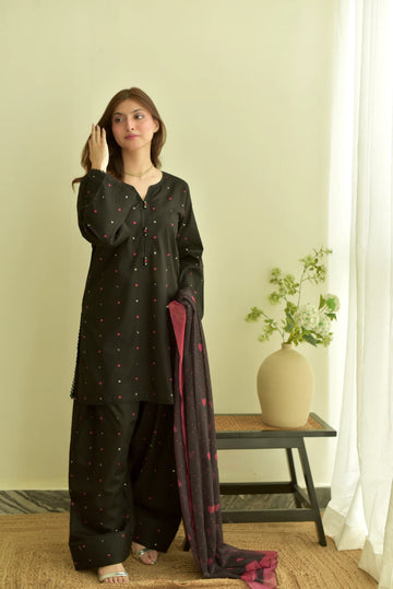 Black Hearts Set (Farshi) 3 Pcs